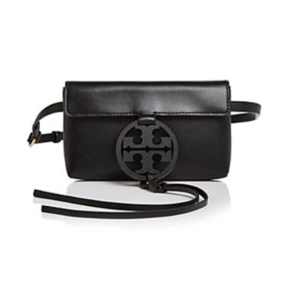 Authentic Tory Burch Black Miller Belt Bag - Picture 1 of 12